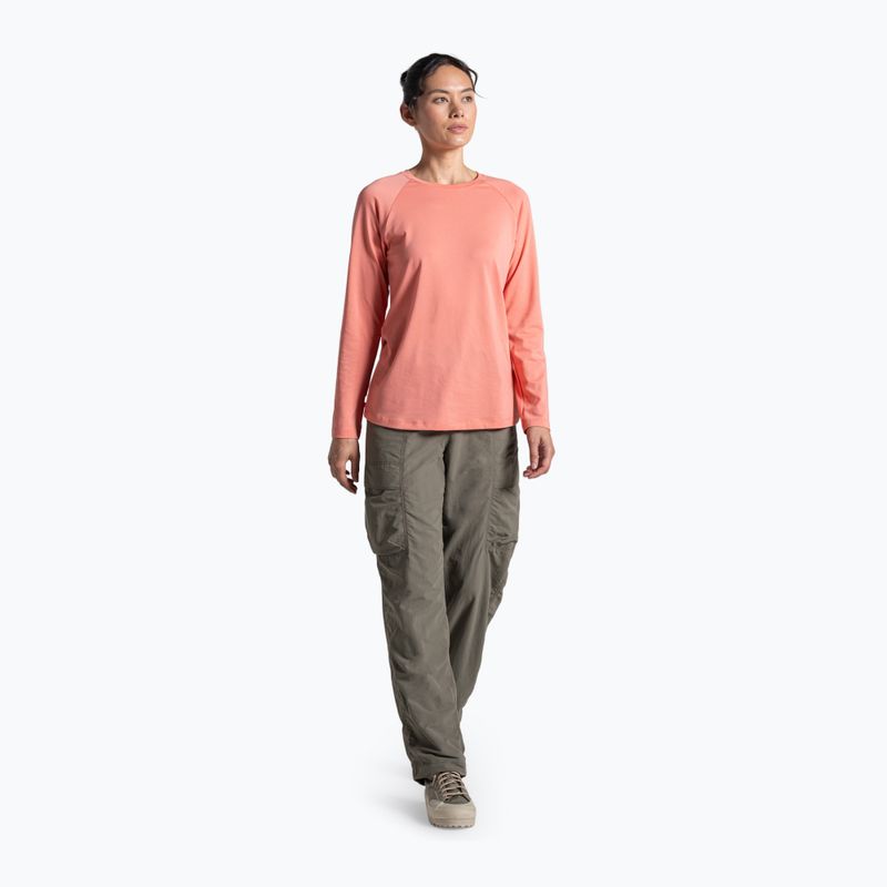 Damen-Trekking-Longsleeve Craghoppers NosiLife Nour Long Sleeve spiced apricot 2