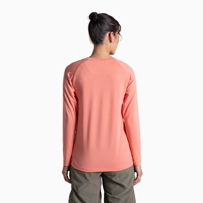 Damen-Trekking-Longsleeve Craghoppers NosiLife Nour Long Sleeve spiced apricot 3