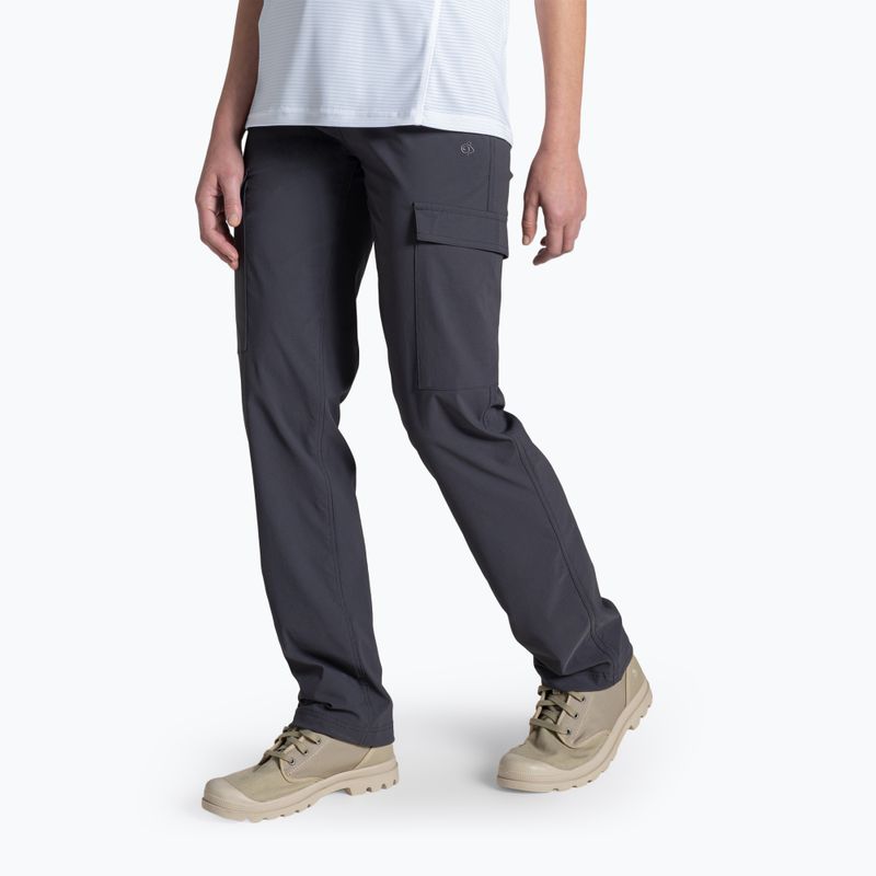 Damen-Trekkinghose Craghoppers NosiLife Rif Stretch Cargo dark iron 4