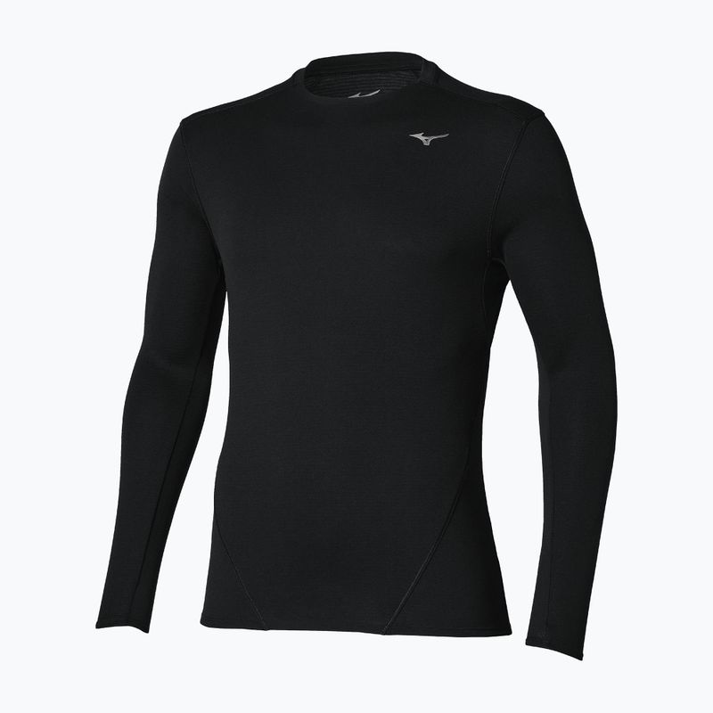 Lauf-Langarmshirt für Herren Mizuno Tech Thermal Charge Breath Thermo Long Sleeve Tee black