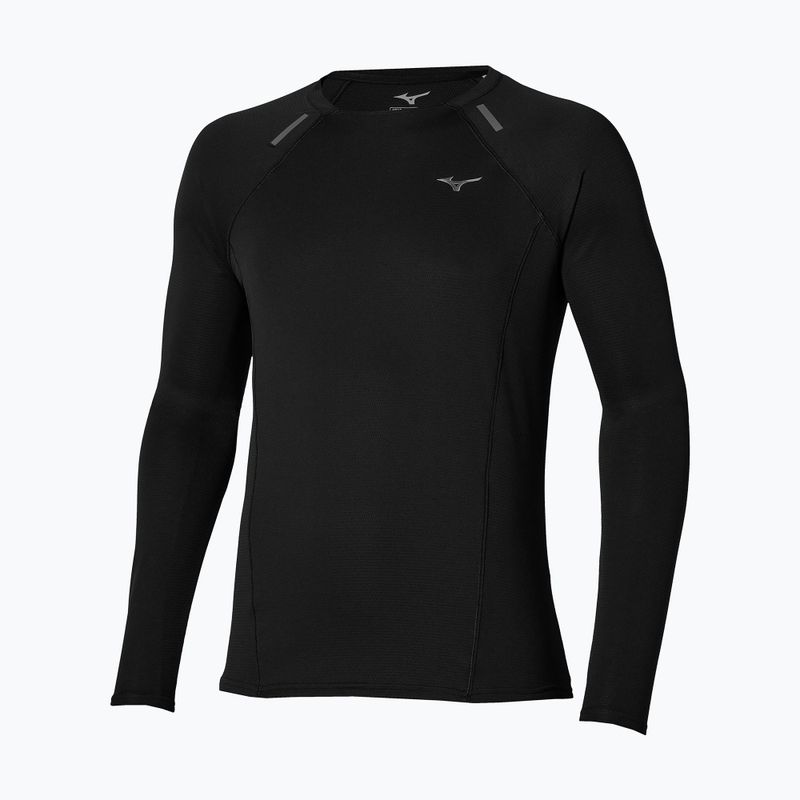 Lauf-Langarmshirt für Herren Mizuno Active Dryaeroflow black