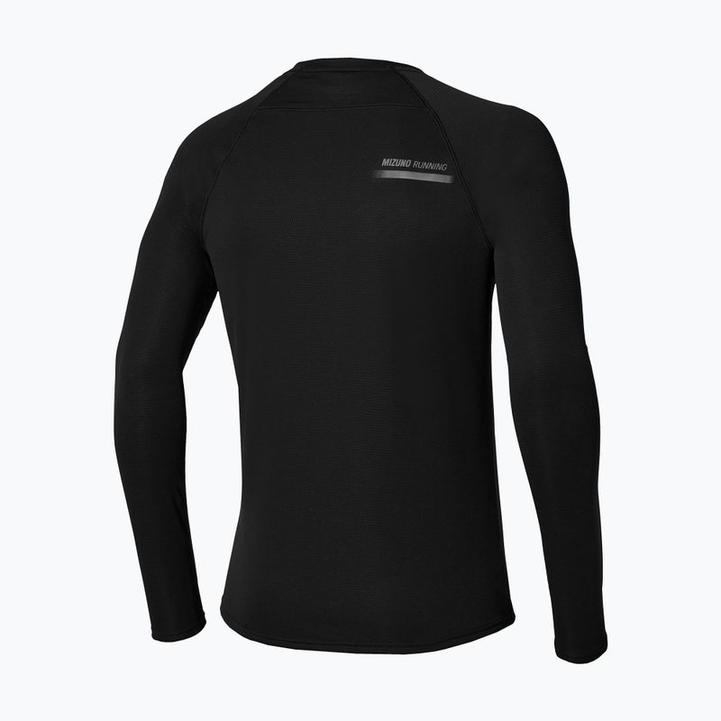 Lauf-Langarmshirt für Herren Mizuno Active Dryaeroflow black 2