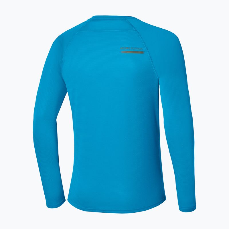 Lauf-Langarmshirt für Herren Mizuno Active Dryaeroflow blue jewel 2