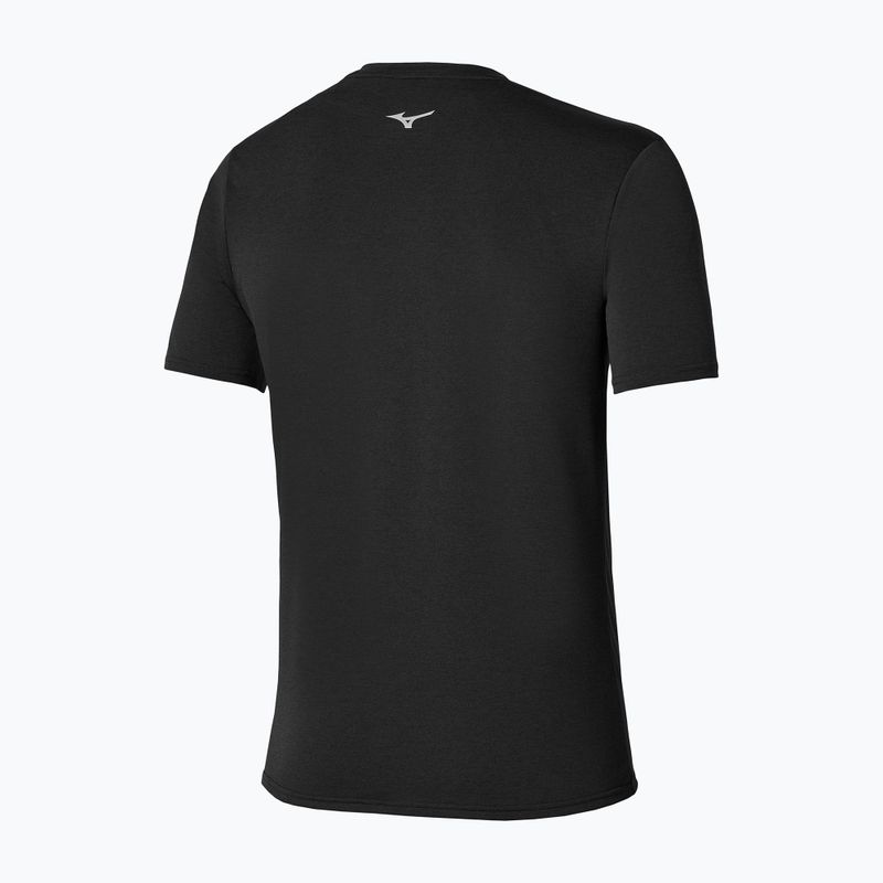 Herren-Laufshirt Mizuno Core Runbird Short Sleeve Tee black 2