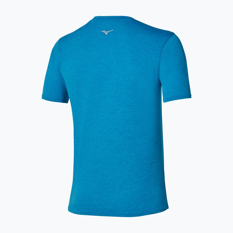 Herren-Laufshirt Mizuno Core Runbird Short Sleeve Tee blue jewel 2