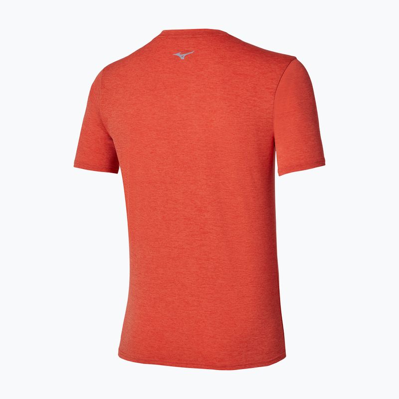 Herren-Laufshirt Mizuno Core Runbird Short Sleeve Tee orange 2