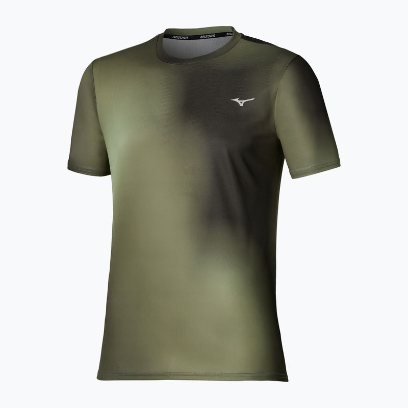 Herren-Laufshirt Mizuno Core Graphic Short Sleeve forest night