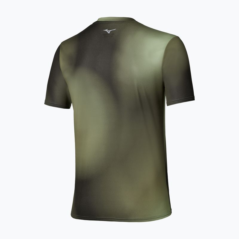 Herren-Laufshirt Mizuno Core Graphic Short Sleeve forest night 2