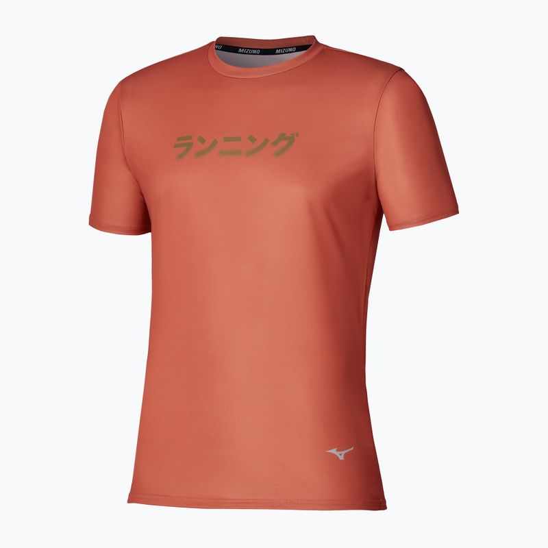 Herren-Laufshirt Mizuno Core Graphic Short Sleeve ginger