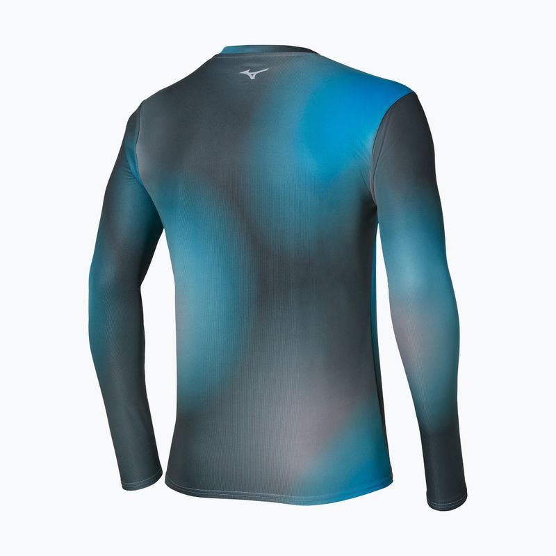 Lauf-Langarmshirt für Herren Mizuno Core Graphic Long Sleeve Tee dark slate 2