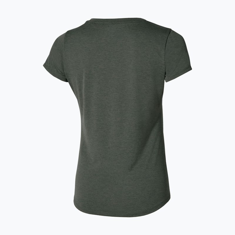 Damen-Laufshirt Mizuno Core Runbird Forest Night 2