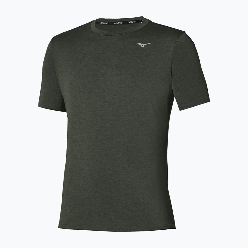 Herren-Laufshirt Mizuno Core Impulse Short Sleeve Tee forest night