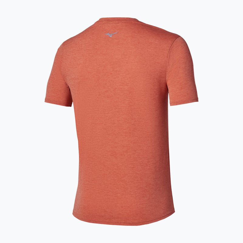 Herren-Laufshirt Mizuno Core Impulse Short Sleeve Tee ginger 2