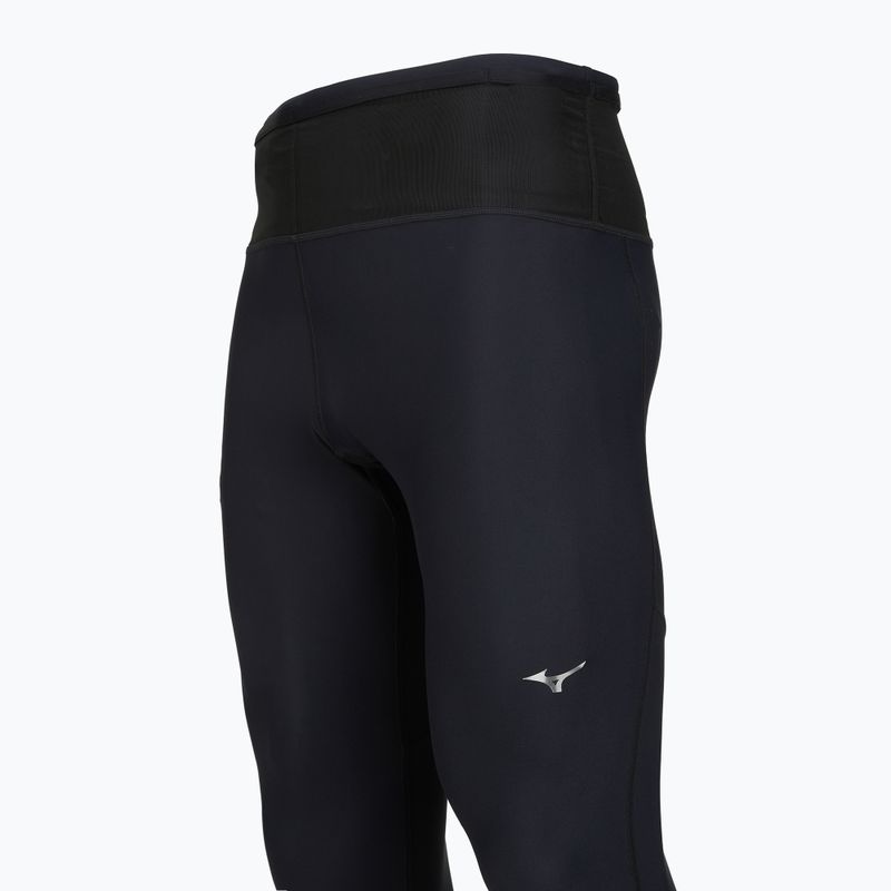 Laufleggings für Herren Mizuno multi pocket long tight Black 3