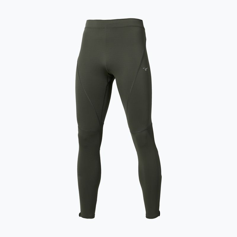 Laufleggings für Herren Mizuno Active Warmalite Long Tight forest night