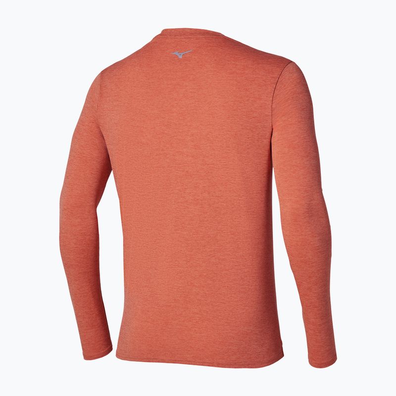 Lauf-Langarmshirt für Herren Mizuno Core Impulse Long Sleeve Tee ginger 2