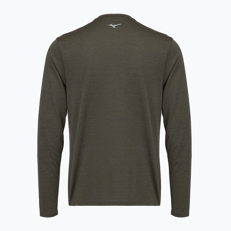 Laufsweatshirt für Herren Mizuno Core Impulse Half Zip Long Sleeve Tee forest night 2