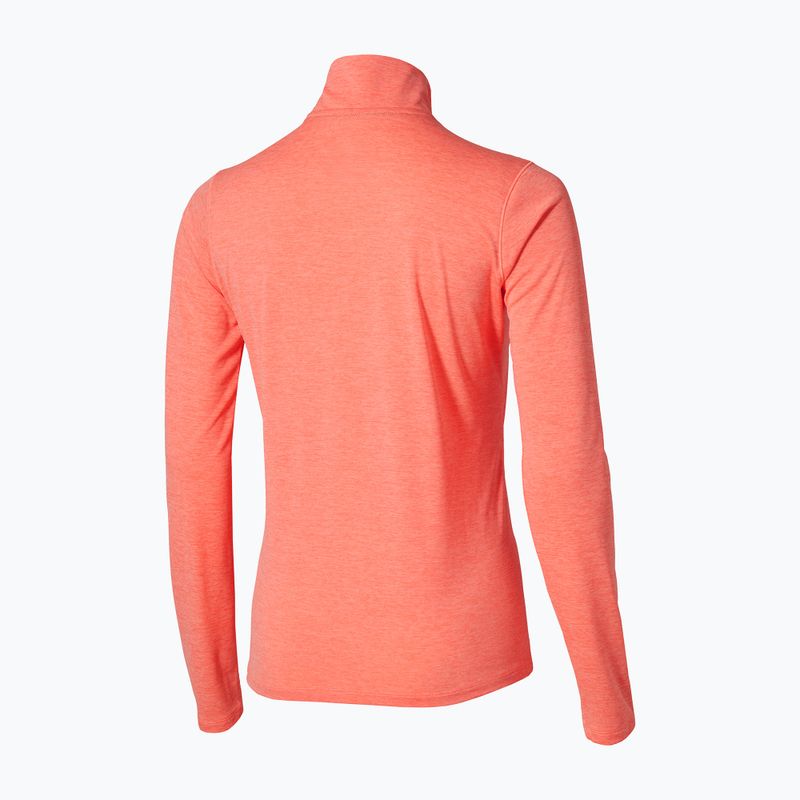 Laufpullover für Damen Mizuno Core Impulse Half Zip Long Sleeve Tee desert flower 2