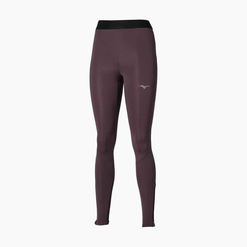Damenlaufleggings Mizuno Core Impulse Long Tight raisin
