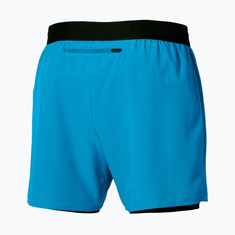 Herren-Laufshorts Mizuno Core 5.5 Inches 2In1 blue jewel 2
