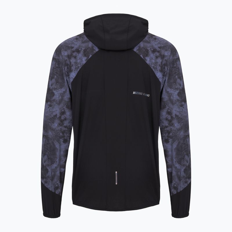 Laufjacke für Herren Mizuno Active Alpha Hooded Jacket gekko 2