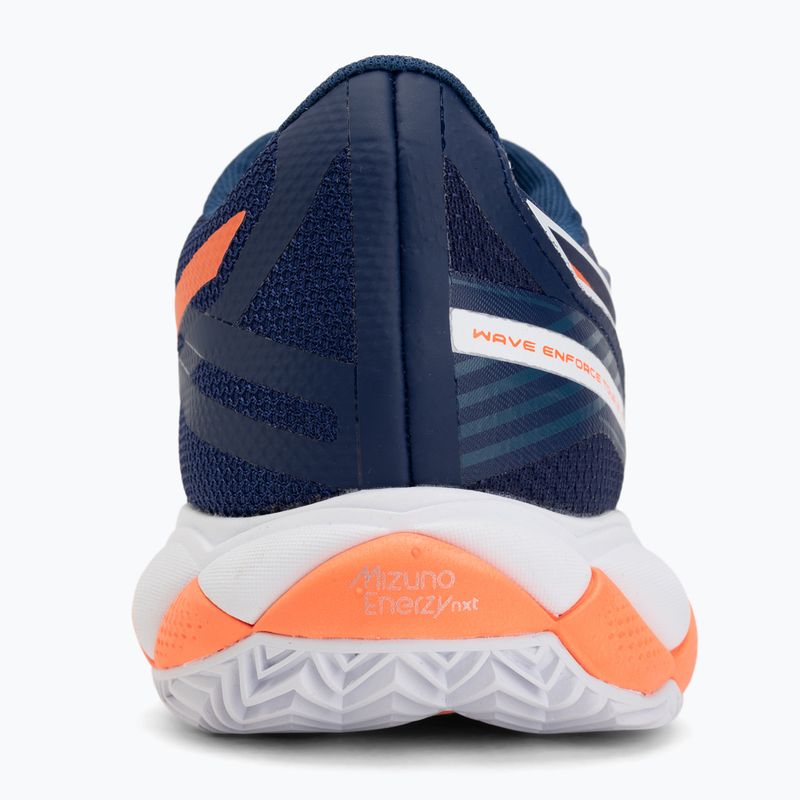 Herren-Tennisschuhe Mizuno Wave Enforce Tour 2 CC beacon blue/white/lava orange 6