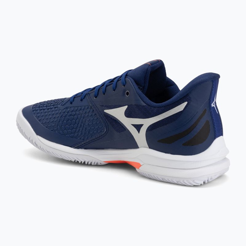Herren-Tennisschuhe Mizuno Wave Exceed Tour 7 CC beacon blue/white/lava orange 3