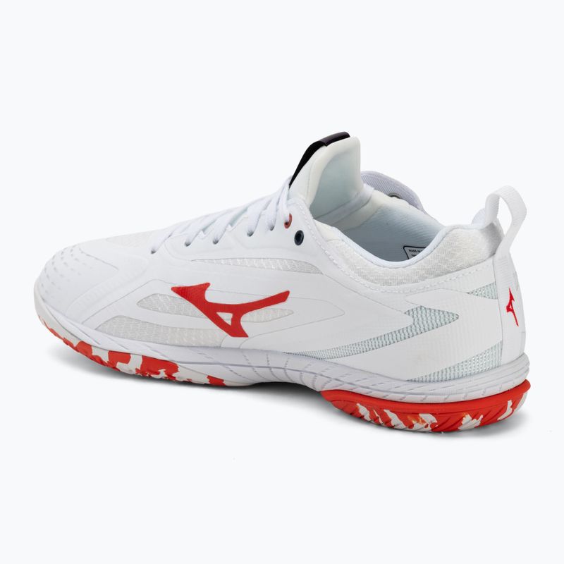 Herren-Tennisschuhe Mizuno Wave Drive Neo 4 white/insignia blue/orange 3