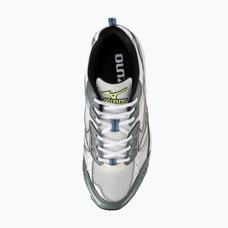 Schuhe Mizuno MXR snow white/silver/balsam green 5