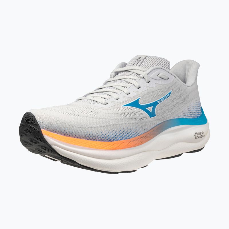 Herren-Laufschuhe Mizuno Wave Sky 9 cloudscape/blue jewel/lava orange 3