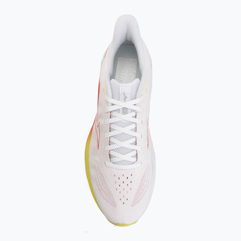 Herren-Laufschuhe Mizuno Wave Skyrise 7 white/orange/evening primrose 5