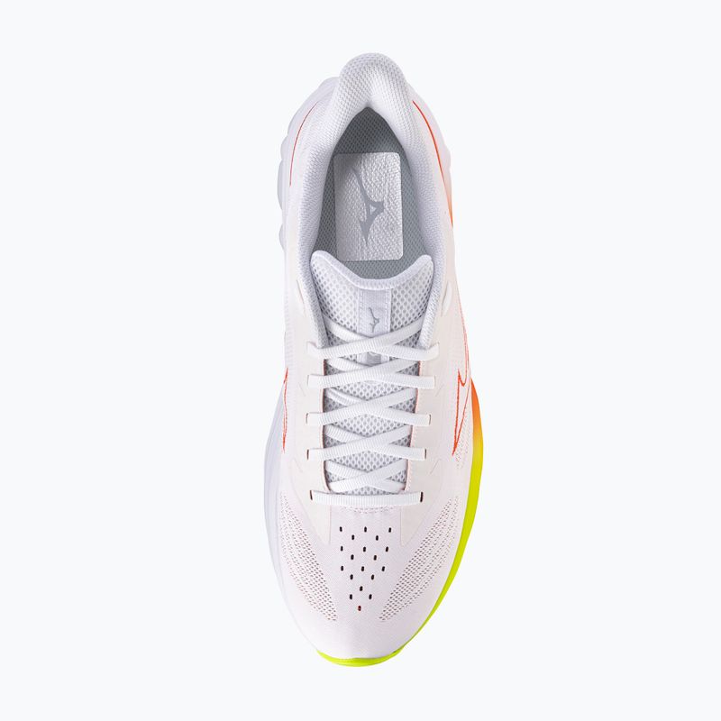 Herren-Laufschuhe Mizuno Wave Skyrise 7 white/orange/evening primrose 5