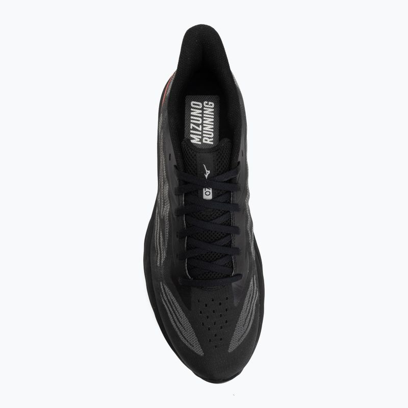 Herren-Laufschuhe Mizuno Wave Skyrise 7 black/iron gate/tomato puree 5