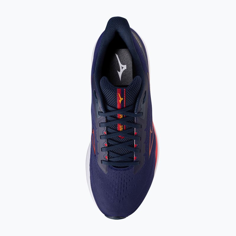 Herren-Laufschuhe Mizuno Wave Ultima 17 beacon blue/tomato puree/artisan's gold 5