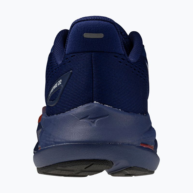 Herren-Laufschuhe Mizuno Wave Inspire 22 beacon blue/tomato puree/firecracker 3