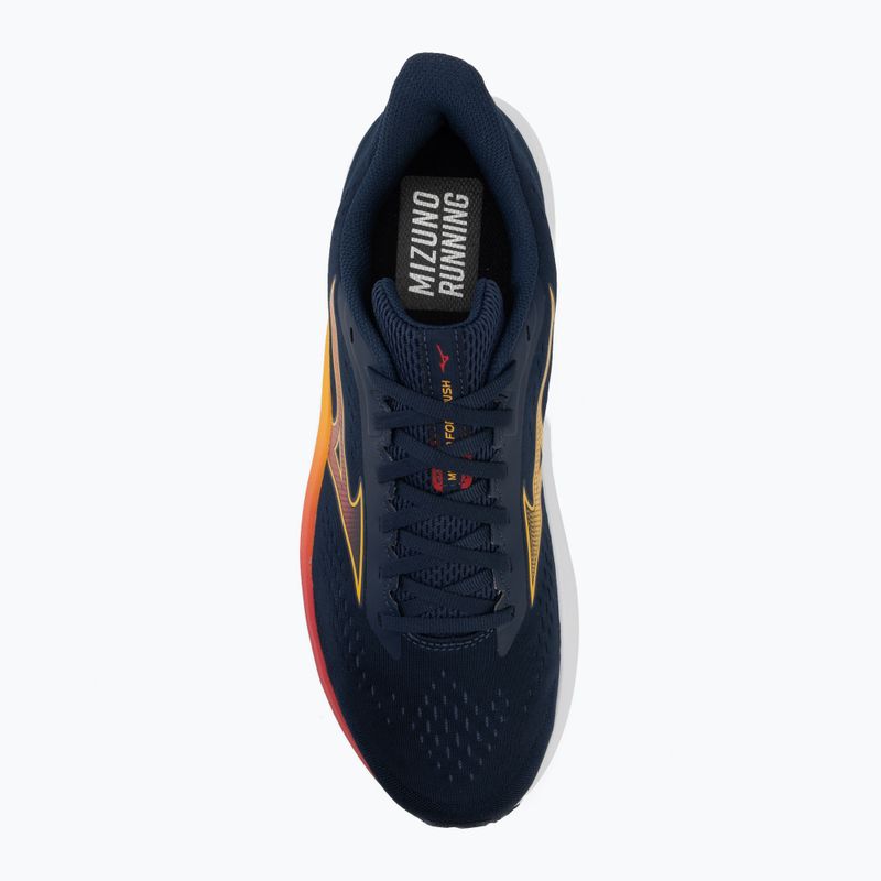 Herren-Laufschuhe Mizuno Fortrush dress blues/Artisan's gold/tomato puree 5