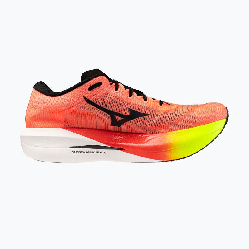 Laufschuhe Mizuno Hyperwarp Pure lava orange/black/lightning yellow 2
