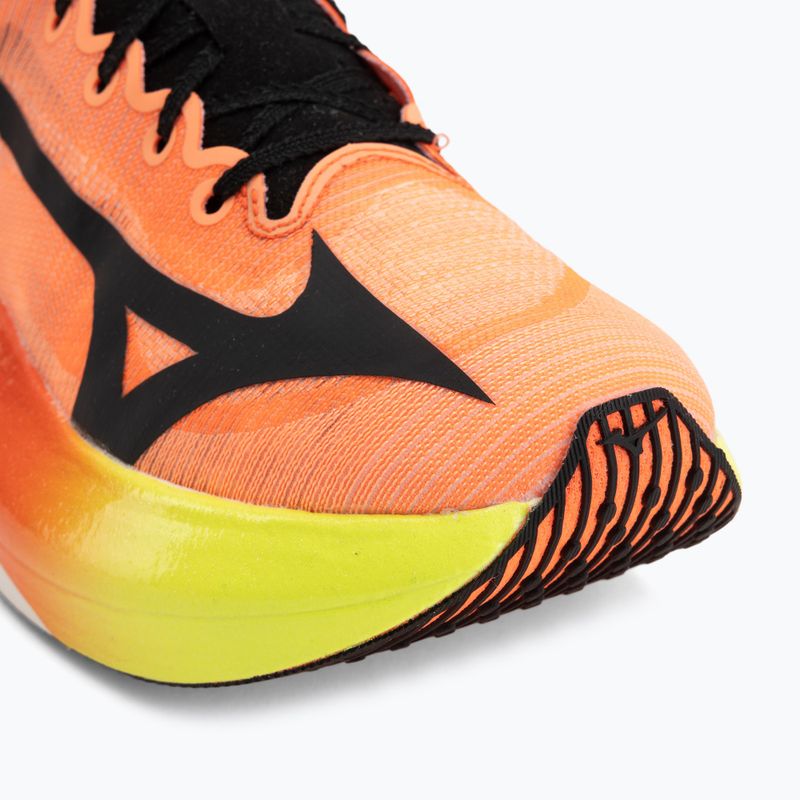 Laufschuhe Mizuno Hyperwarp Pure lava orange/black/lightning yellow 7