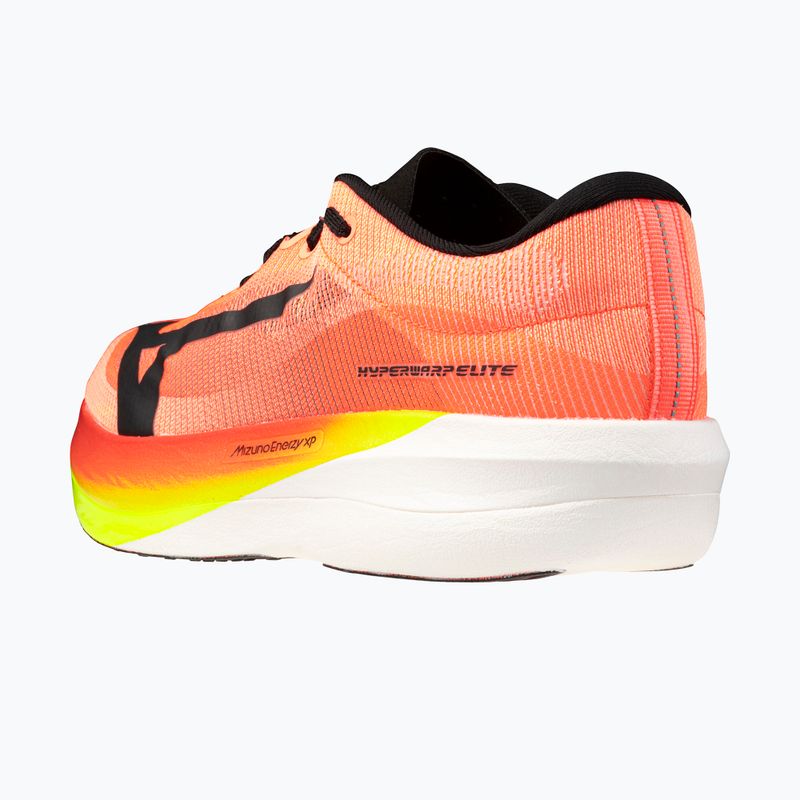 Laufschuhe Mizuno Hyperwarp Elite lava orange/black/lightning yellow 4
