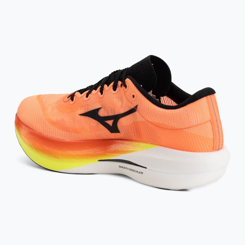 Laufschuhe Mizuno Hyperwarp Elite lava orange/black/lightning yellow 3
