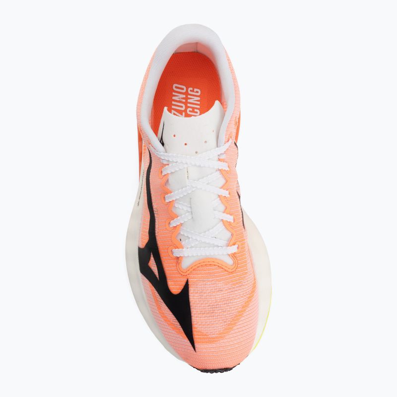 Laufschuhe Mizuno Hyperwarp Pro white/black/lava orange 5