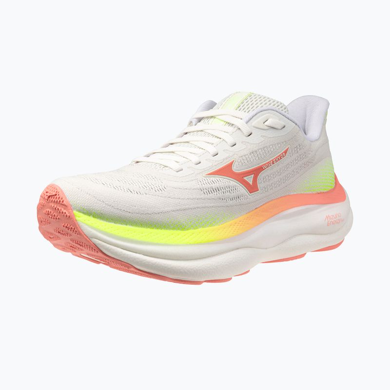 Laufschuhe für Damen Mizuno Wave Sky 9 gf white/desert flower/lime pulp 3
