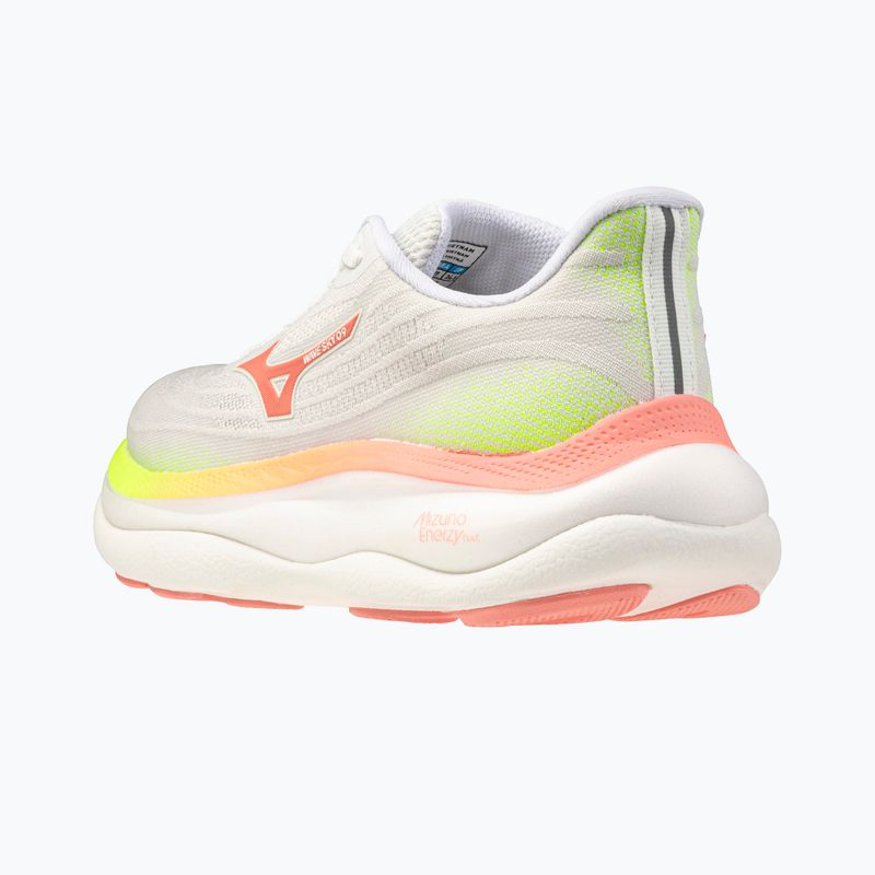 Laufschuhe für Damen Mizuno Wave Sky 9 gf white/desert flower/lime pulp 4