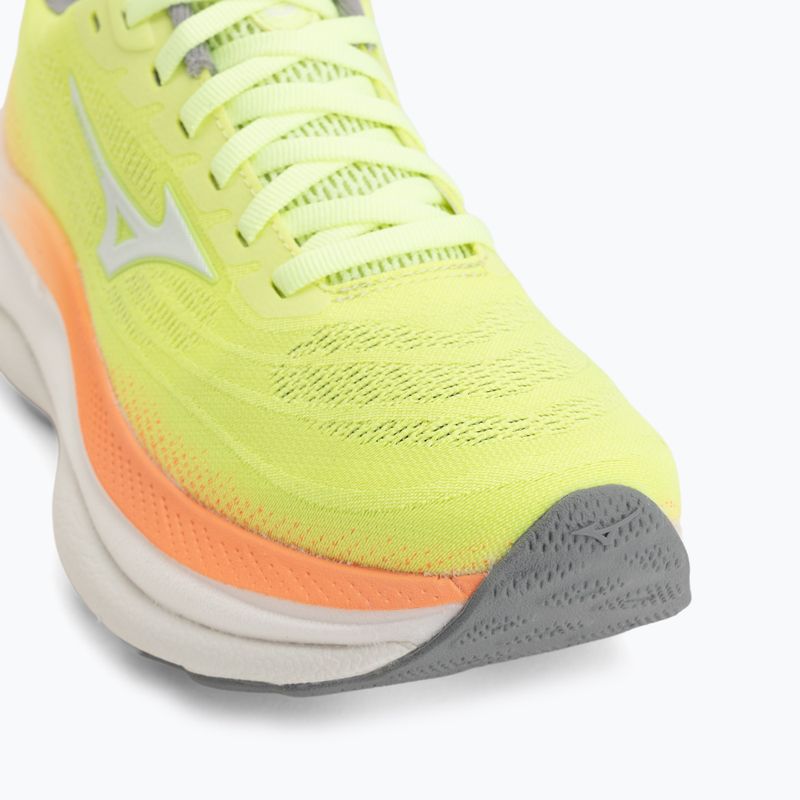 Laufschuhe für Damen Mizuno Wave Sky 9 lime pulp/white/flamingo coral 7