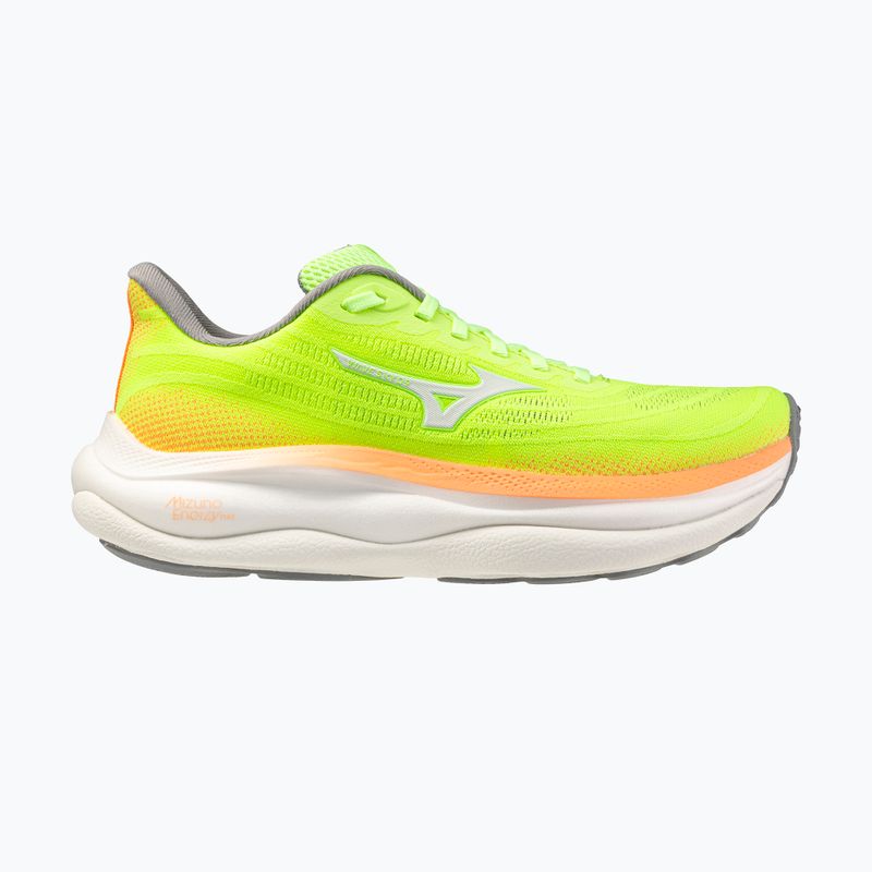 Laufschuhe für Damen Mizuno Wave Sky 9 lime pulp/white/flamingo coral