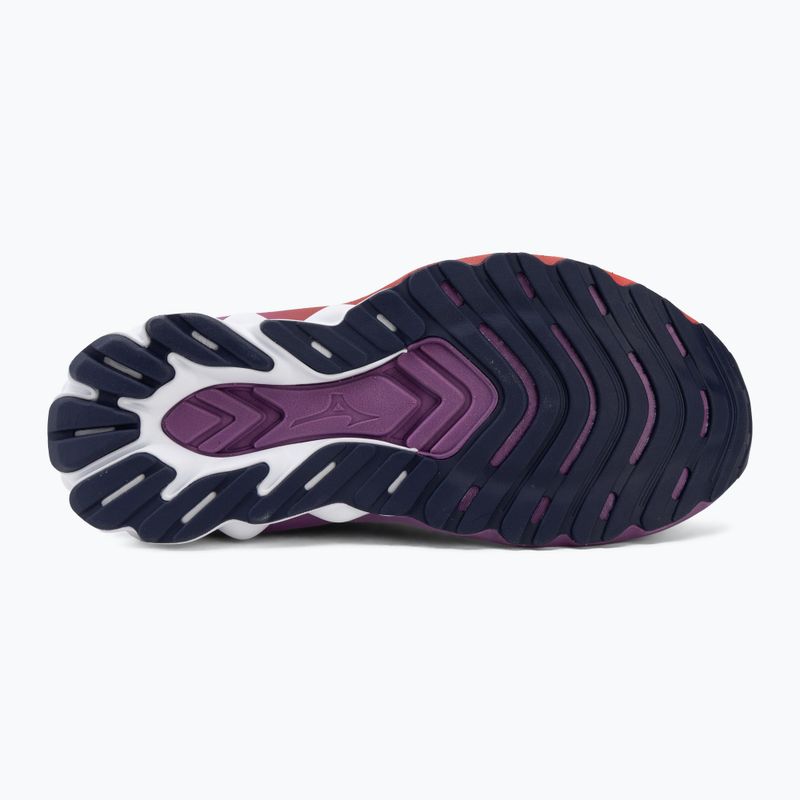 Laufschuhe für Damen Mizuno Wave Skyrise 7 rhodonite/white/tomato puree 4