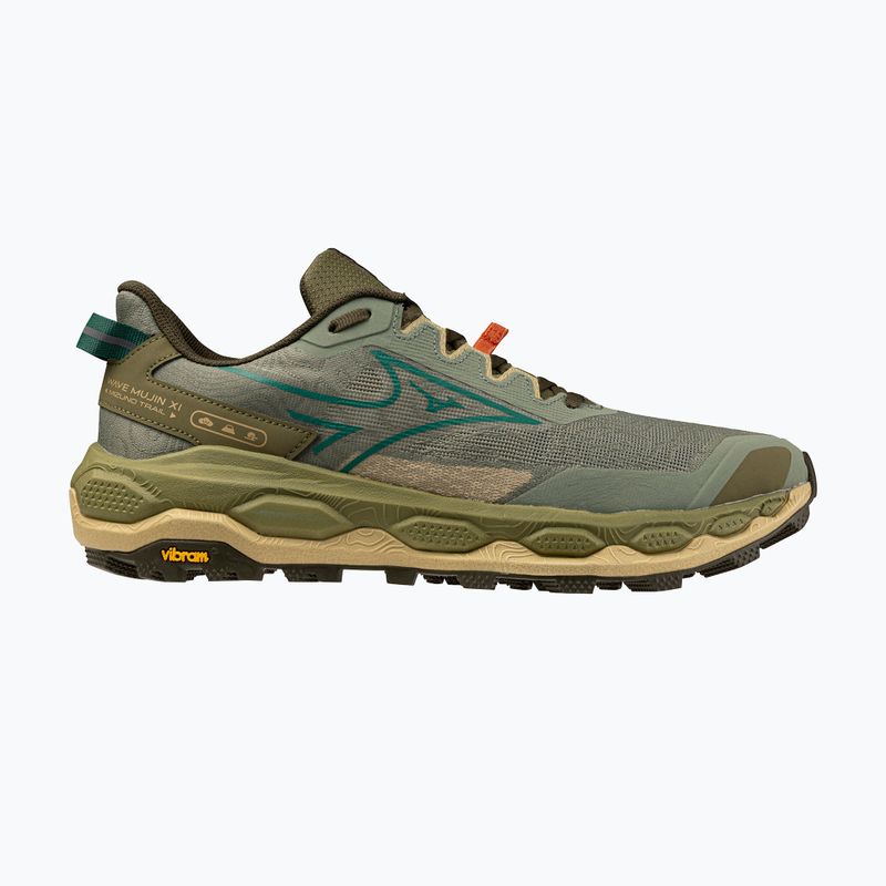 Herren-Laufschuhe Mizuno Wave Mujin 11 sea spray/aventurine/martini olive