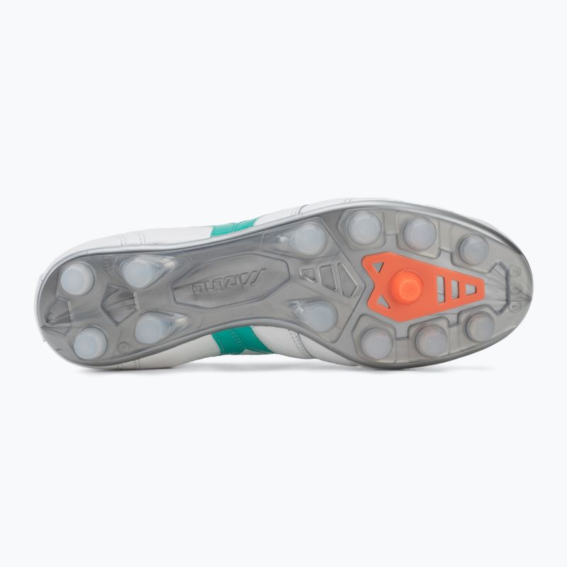 Fußballschuhe Mizuno Morelia II Japan FG white/arcadia/lava orange 4