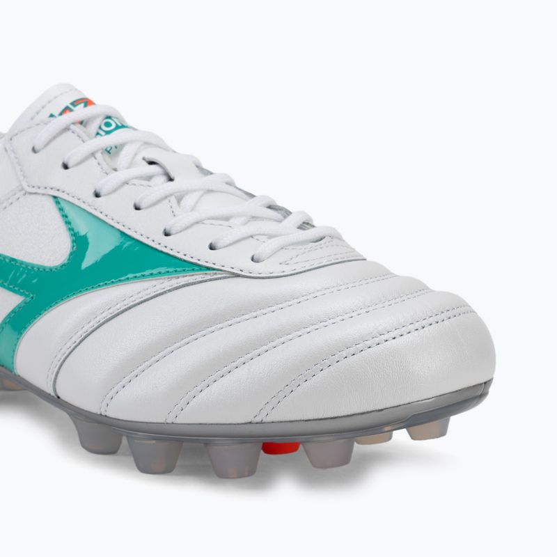 Fußballschuhe Mizuno Morelia II Japan FG white/arcadia/lava orange 7
