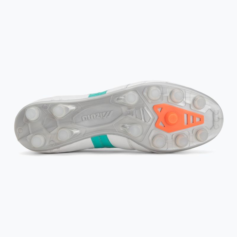 Fußballschuhe Mizuno Morelia II Elite FG white/arcadia/lava orange 4